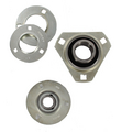 Pressed steel housed bearing